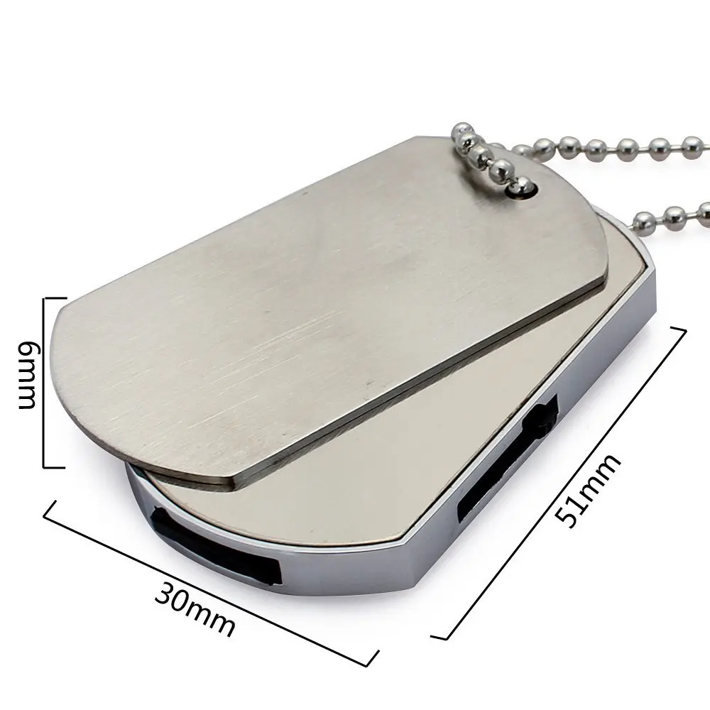 Лидер продаж 512 МБ 1 ГБ 2 4 8 рекламные подарки Mini USB 2.0 металла dog tag карту флэш памяти