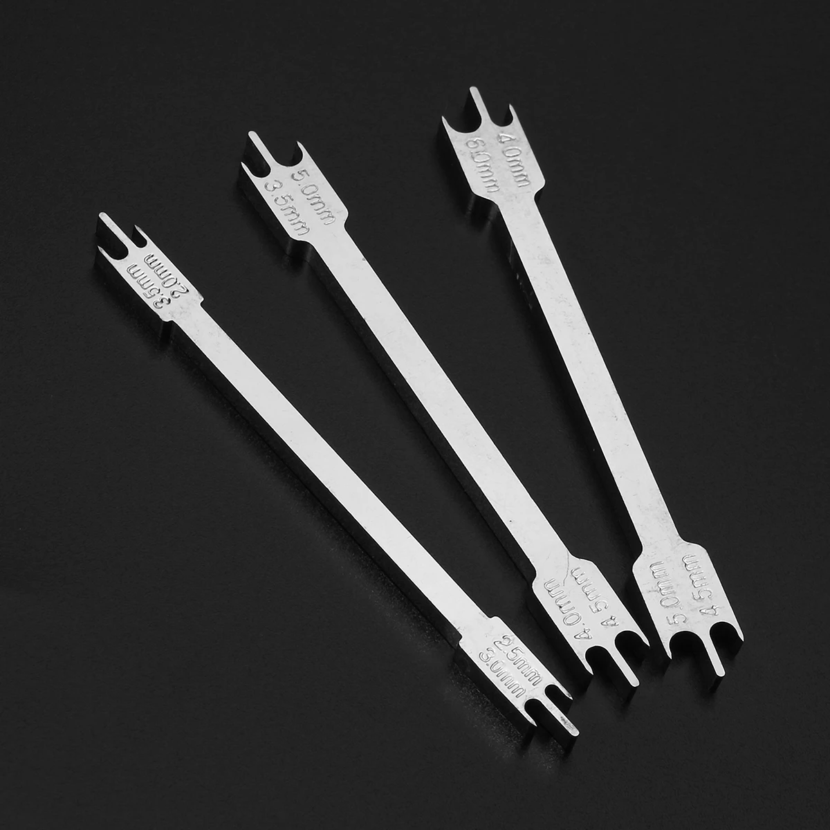 

3pcs Stainless Steel Dental Bracket Gauge Locator Rod Bracket Positioner Orthodontic Materials Instruments Size 2.0-6.0