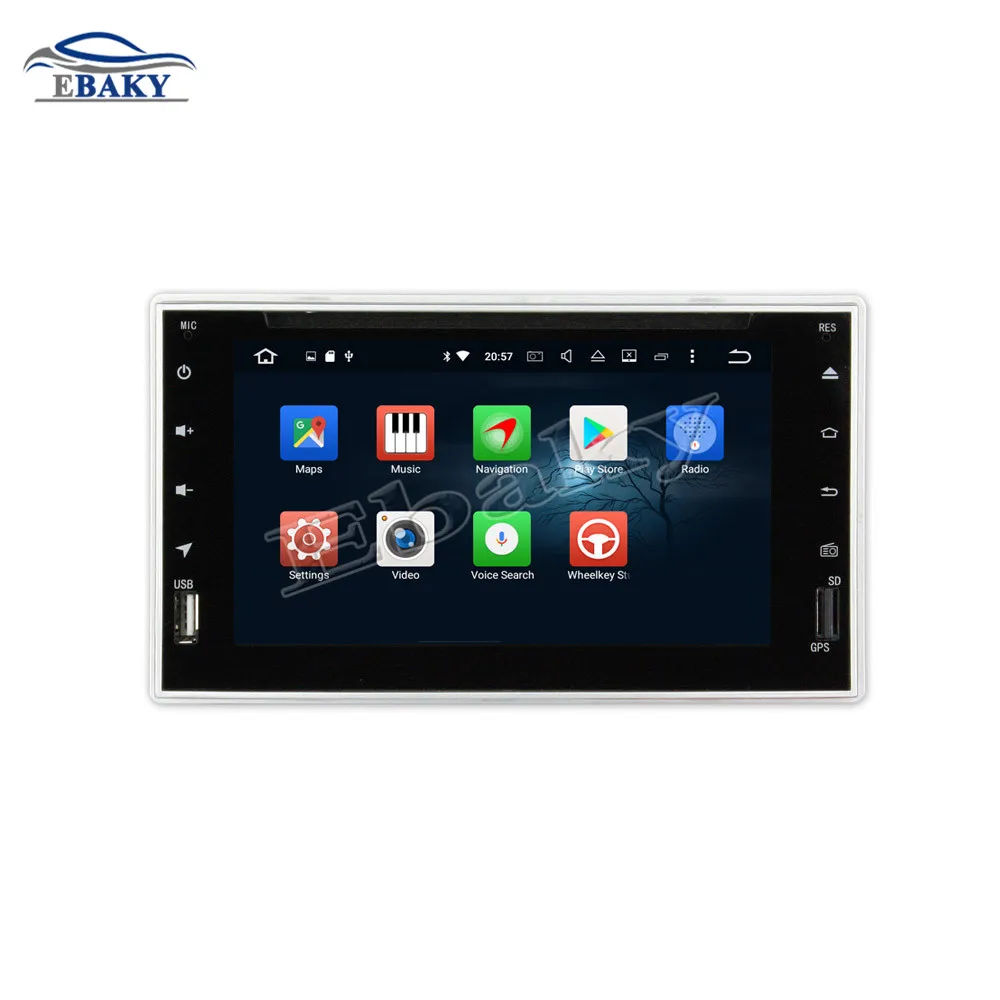 Cheap NaviTopia 6.2inch 4GB RAM 64GB ROM Octa Core Android 9.0 Car Radio Auto Stereo PC For Universal with touch button GPS/WIFI 11