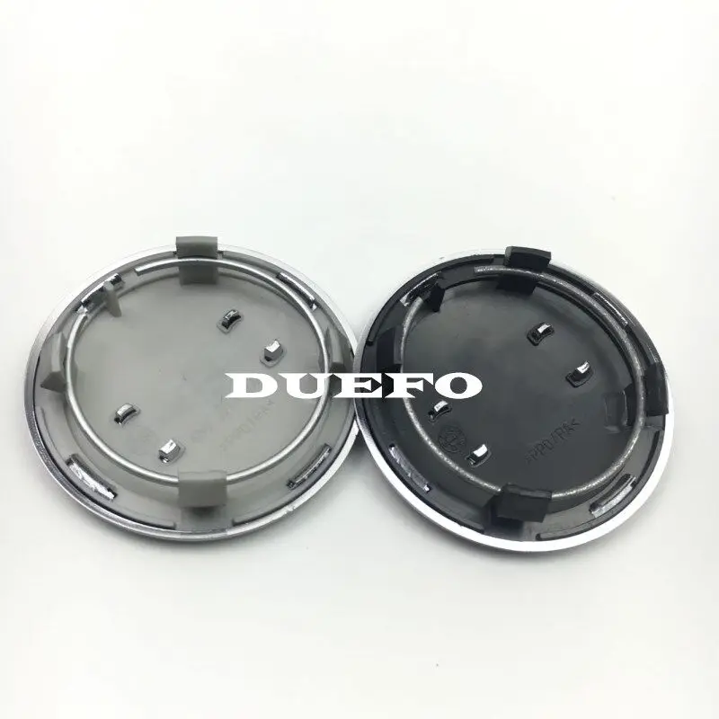 20Pcs/lot 68mm Black/Gray Car Wheel Center Hub Caps Cover Emblem Badge For A6 C5 8D0601170