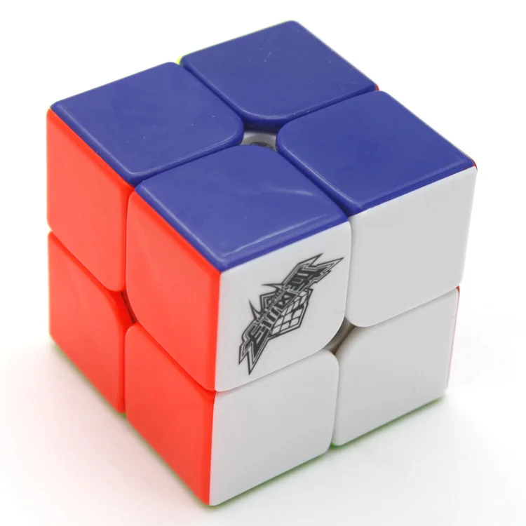 Cyclone Boys магический куб 2x2x2 Stickerless Cubo speed Cube 2x2 Пазлы игрушечные кубики для детей 50 мм