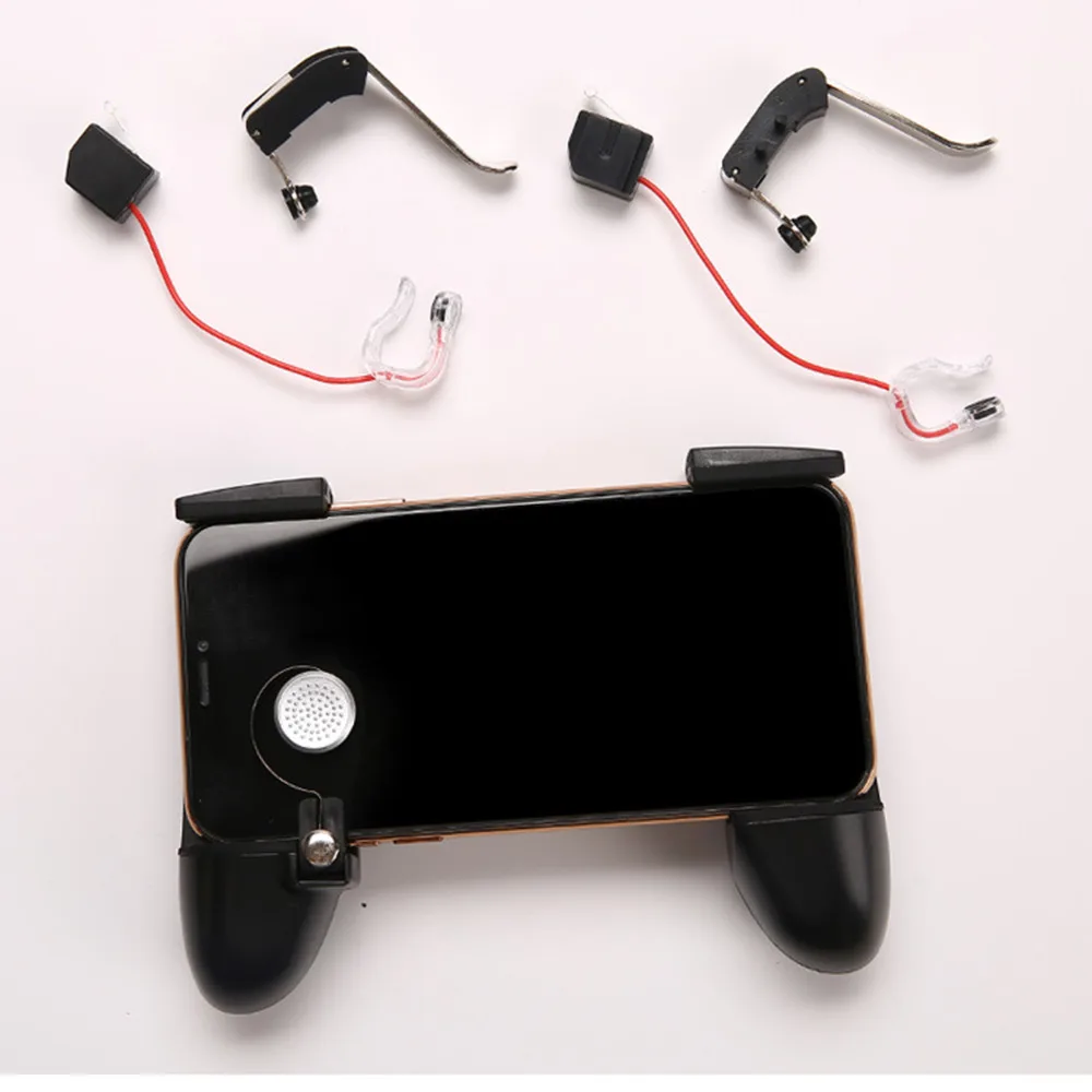Mobile PUBG Controller Joystick for PUBG Game Handle Trigger Gamepad Fire Button for iOS Android Console 4 Finger Peripherals
