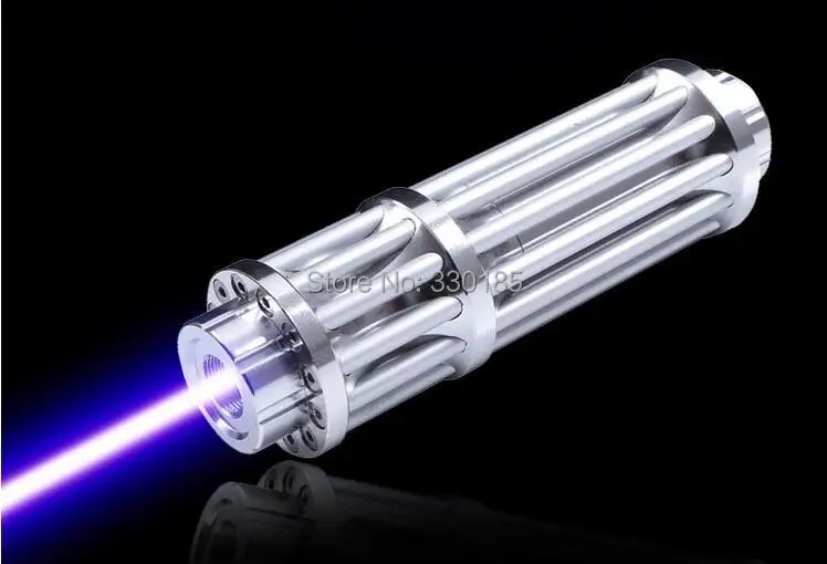 

Strong power military blue laser pointer 1000000mw 1000Watt 450nm flashlight focusable burning match/dry wood/burn cigarettes