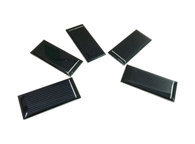 

Mini 0.5V 5 pcs 250MA Solar Panel Monocrystalline Epoxy resin module Solar Power kit Cell Charger Portable Solar toys 0.125W