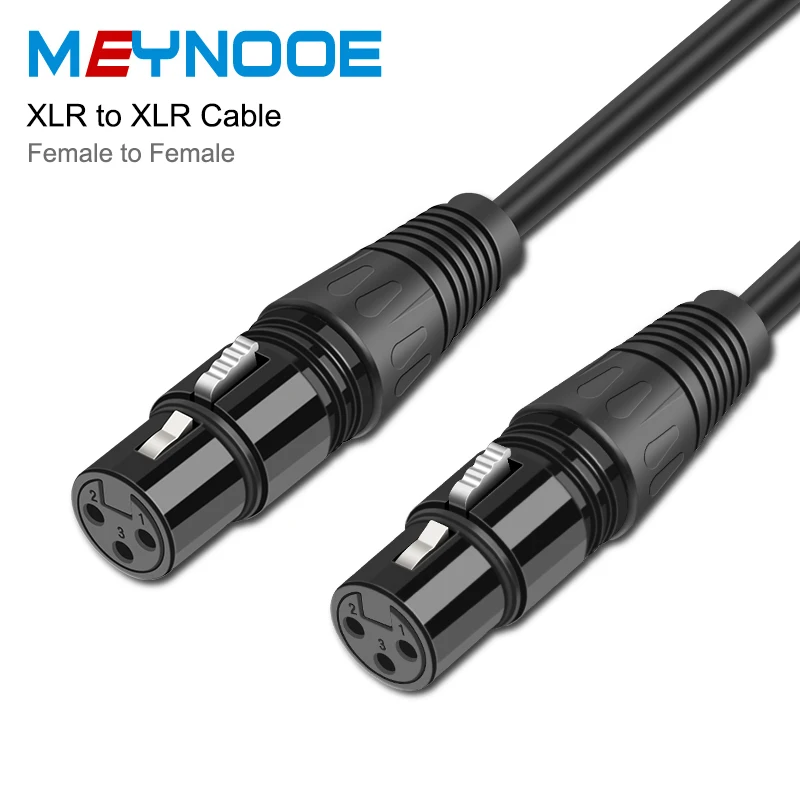 Jack XLR Cable Karaoke Microphone Speaker Cannon Audio Cable XLR Extension Female to Female Stereo Cord TRS for Amplifier Mixer Jack XLR Cable Karaoke Microphone Speaker Cannon Audio Cable XLR Extension Female to Female Stereo Cord TRS for Amplifier Mixer