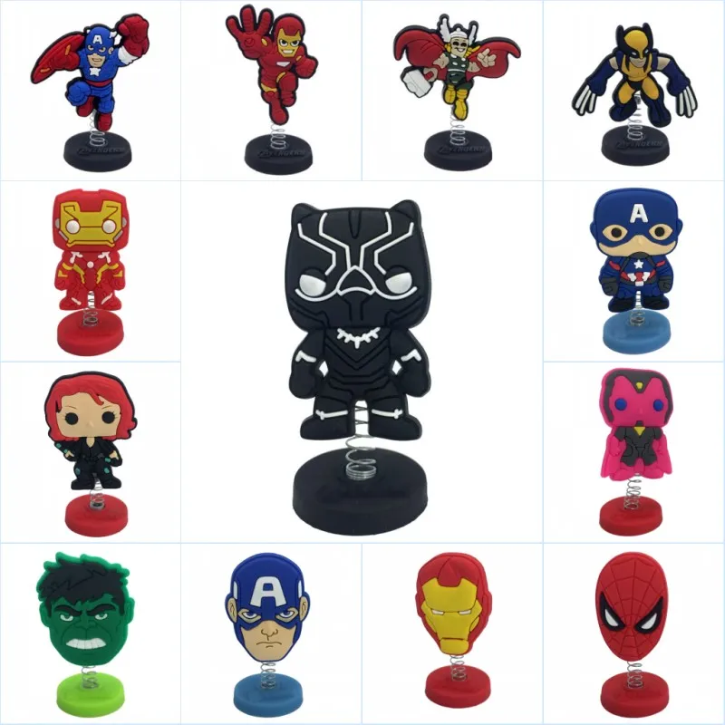 

4pcs Marvel Avenger Cartoon Mini Figure PVC Standing Dolls Accessories Home Decor Toys Kid Gift Party Favor DIY Craft