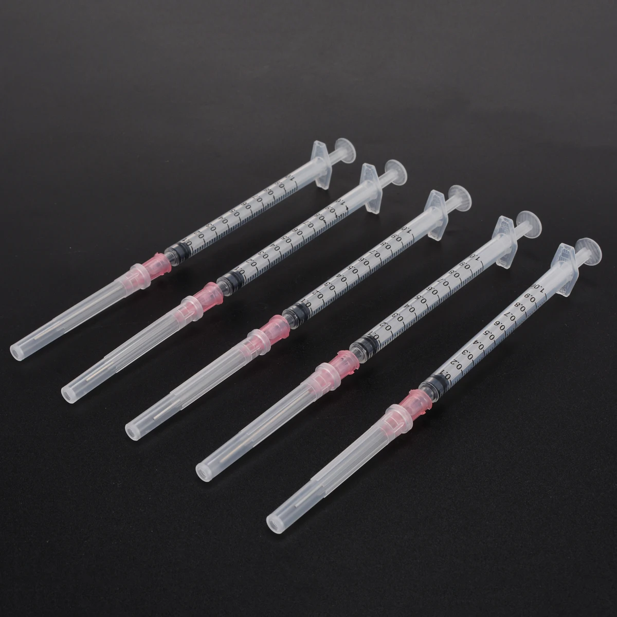 

5 Set Blunt Tip Syringe 1ml Syringe Stainless Steel Dispense Needles Syringe & Blunt Tip Needle 18 Gauge 1.5" w/Caps Liquid Glue