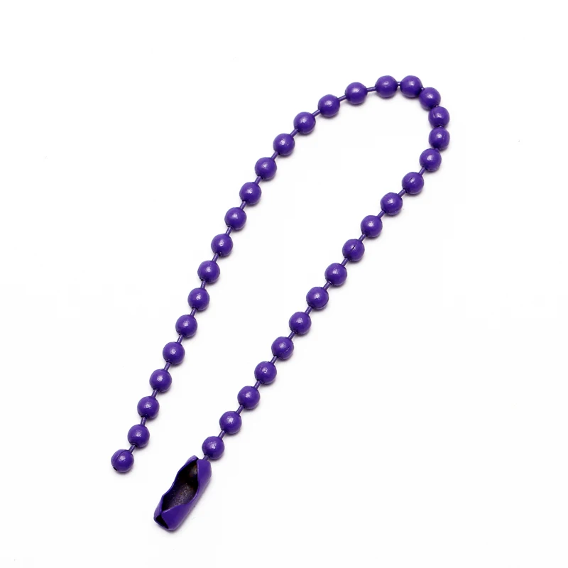 REGELIN 50 шт./лот 12 см длина красочные ожерелья из бусинок подходит брелок/Куклы/этикетки ручной элементы для украшений DIY ювелирных изделий - Цвет: dark purple