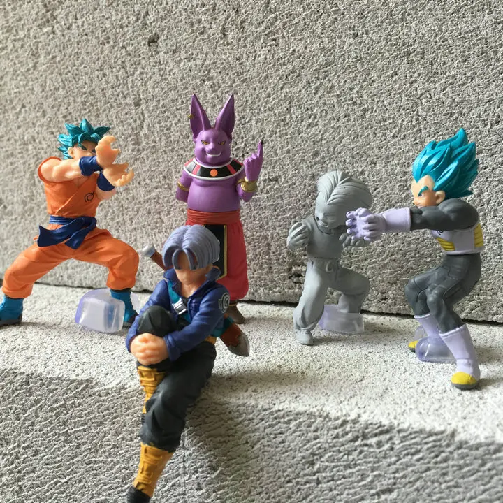 Подлинная оптом Bandai Аниме Dragon Ball Z Супер Братья Марио ПВХ фигурка Коллекционная