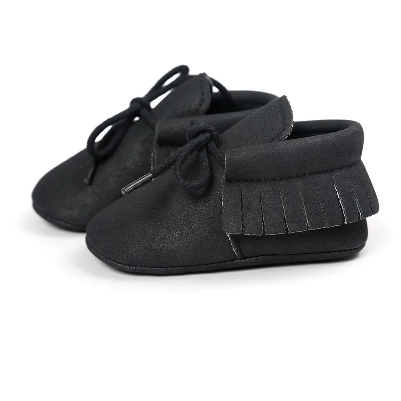 2020 Autumn/Spring Baby Shoes Newborn Boys Girls PU Leather Moccasins Sequin First Walkers Baby Shoes 0-18M