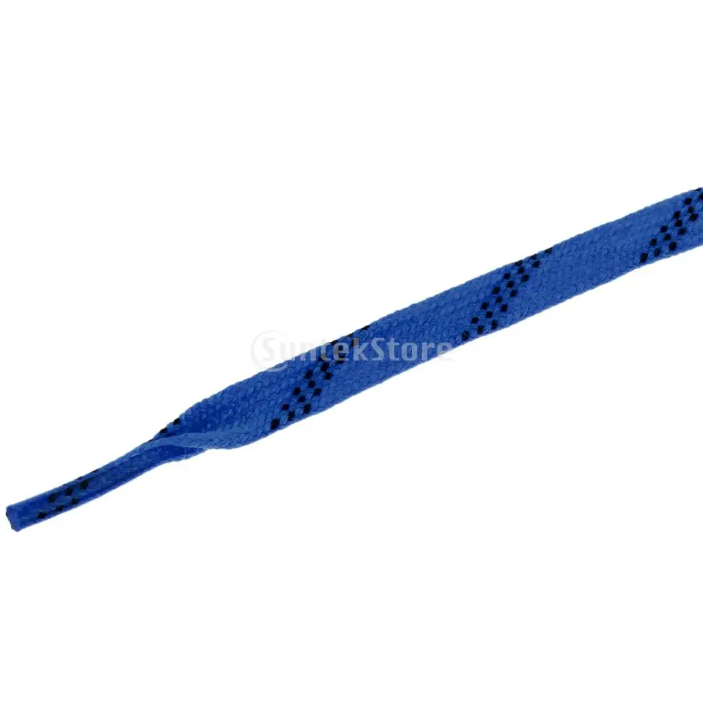 1 Pair Premium Durable Strong Nylon Sports Ice Hockey Skates Boots Shoe Laces Shoelace 96 108 120 inch - All Colors & Sizes