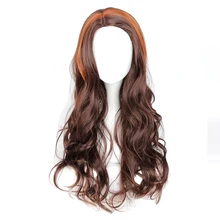 MCOSER 50 см Meduim черный синтетический парик для косплея высокотемпературное волокно WIG-445A