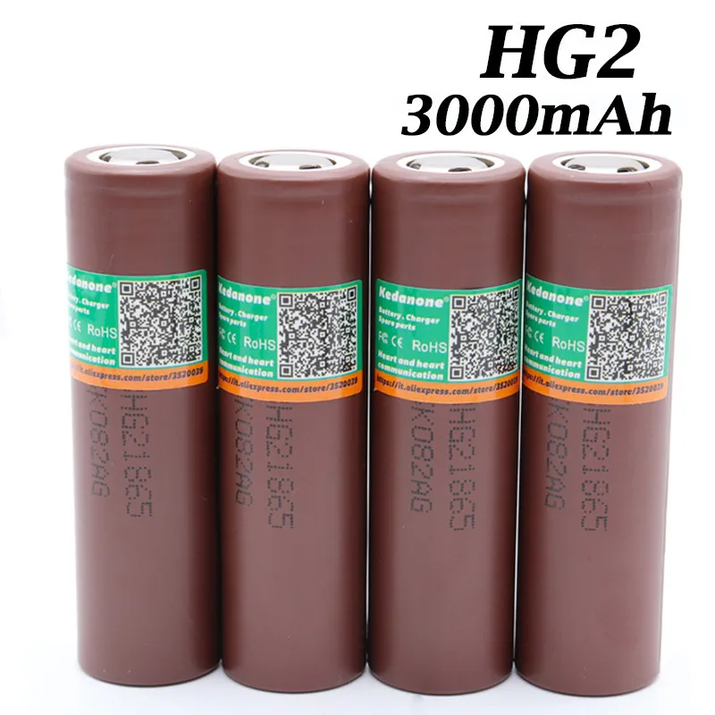 2019 новая 100% Оригинальная 18650 батарея HG2 3000 mah 3 7 v аккумуляторная для LG литиевая Mah