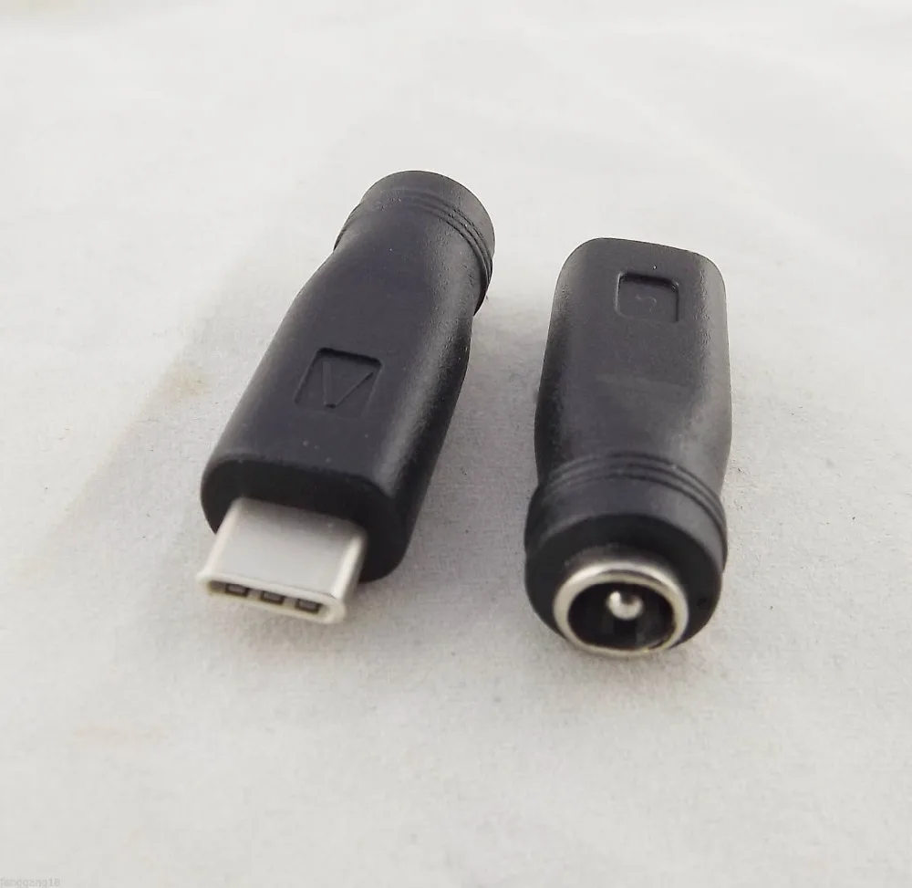 1 шт. USB 3 Type C штекер для 5 5x2 мм Женский DC преобразователь питания зарядное