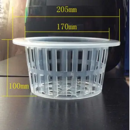 

Free shipping,10pcs/lot,14#,PP big Colonization basket,Soilless cultivation planting Hydroponics vegetable water balcony