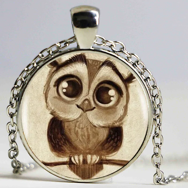 1pcs Cute Owl Pendant Choker Statement Silver Necklace For Women Dress Accessories - Abaicer Jewelry | Украшения и аксессуары