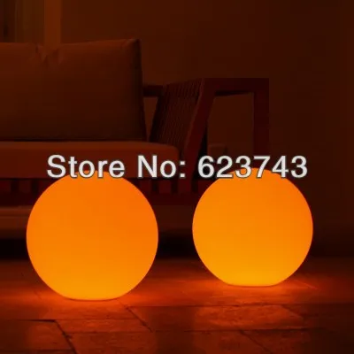 

Free Shipping Wireless charging multi-color Dia15cm LED Ball table lamp waterproof,rechargeable LED globe night light egg toy