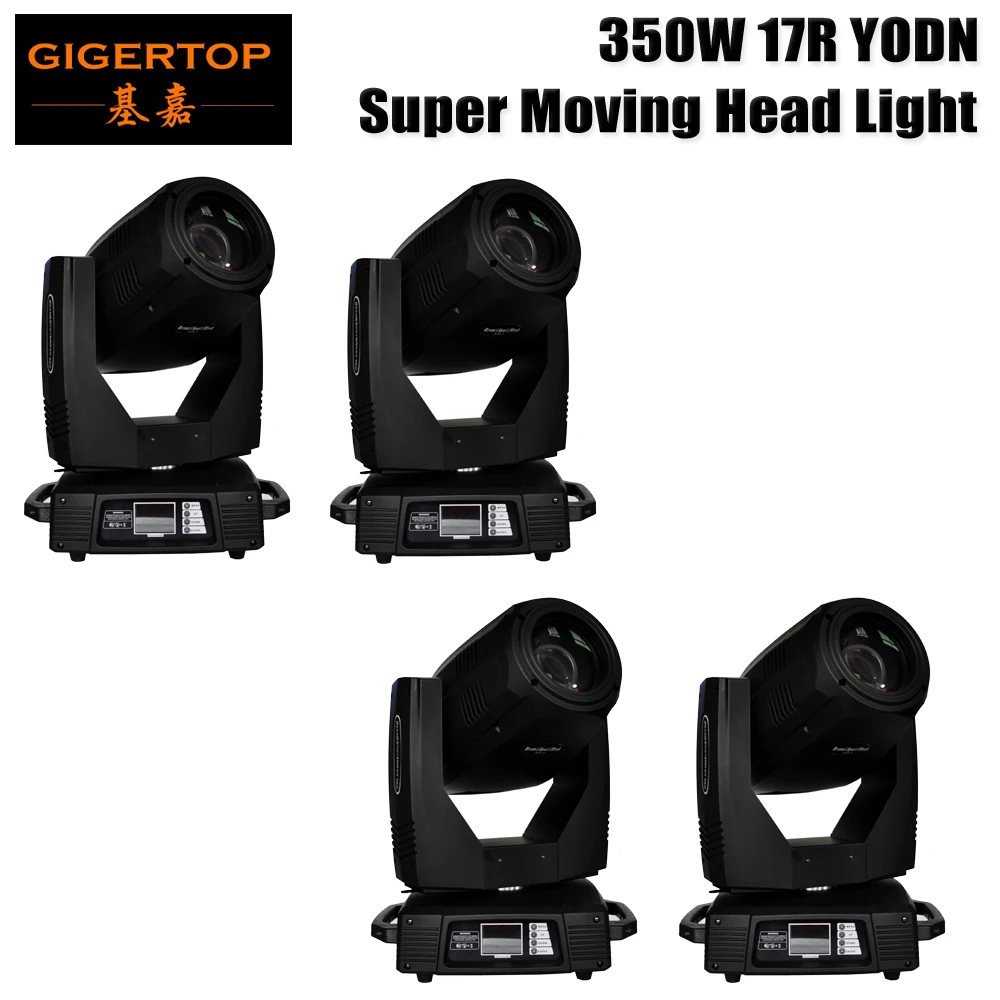 

Free Shipping 4 Units YODN 17R SPOT PRO Moving Head Light AC110-240V YODN 17R 350W moving head beam gobo wash light 3in1 dmx