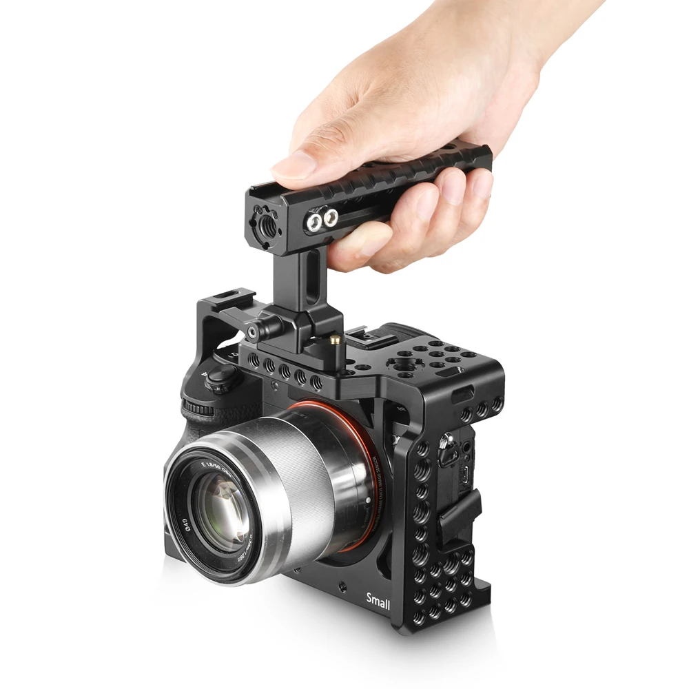 SmallRig a7iii a7riii Camera Cage Kit for Sony A7RIII/A7III Cage With Nato Handle + Double Ball Heads Extension Arm Kit - 2103