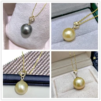 

Free Shipping Solid 18k Yellow Gold Pearl Pendant Connector,Cup And Peg Bead Cap,Dangle Gold Jewelry Making ,No pearl No chain