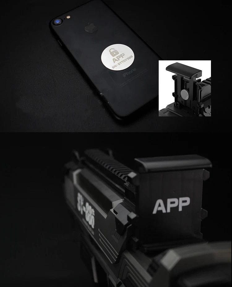 Приложение умный игрушечный пистолет водяная пуля пистолет-пистолет дети взрослые игрушки 3D Виртуальная реальность телефон открытый живой CS косплей игры Оружие Игрушка
