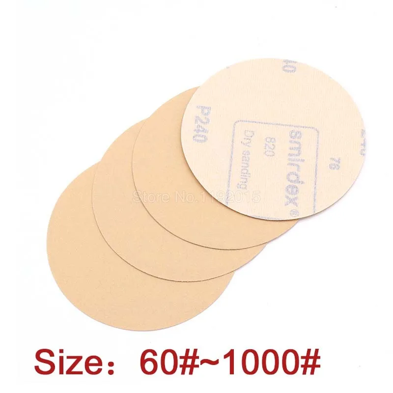 5 шт. 5 дюймов 125 мм Шлифовальные бумажные диски Крюк Петля песок бумага круглый диск наждачная бумага для металлической мебели шлифовальные