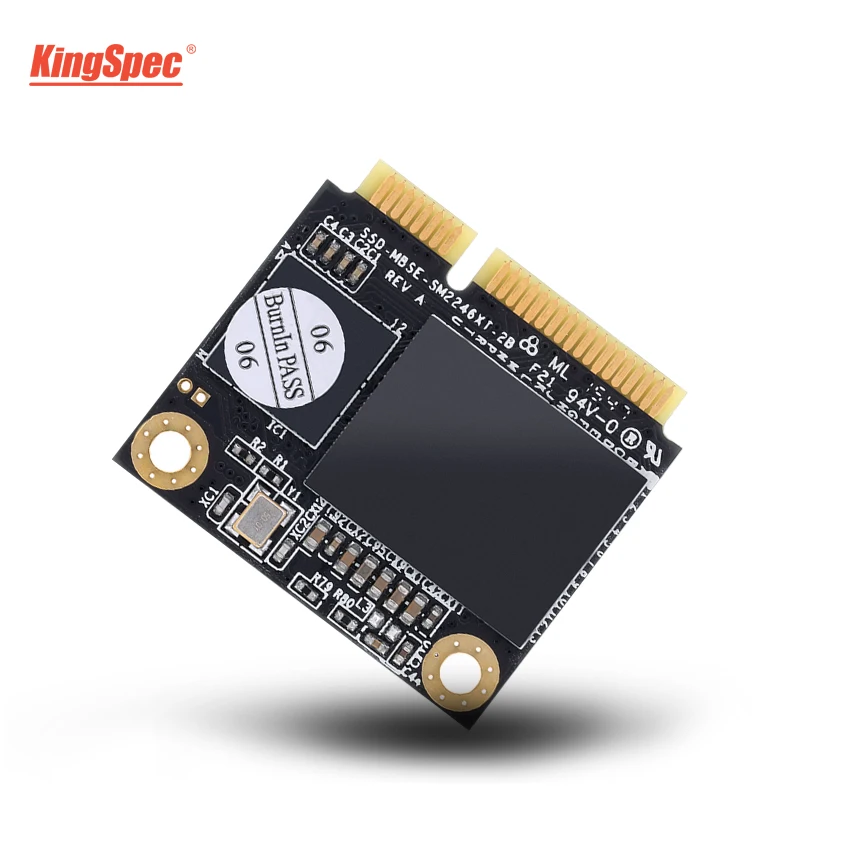 

KingSpec MSH-64 Half Size mSATA SSD 64GB mini SATA Internal HDD HD Hard Disk Drive For Laptop Notebook Desktop Ultrabook Server