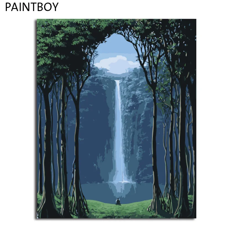 

PAINTBOY DIY Painting By Numbers Framed Pictures Digital Canvas Oil Painting Home Decoration For Living Room Wall Art