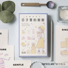 30 шт. Kawaii бумага сладкие дни поздравительные открытки по случаю Дня Рождения бизнесс подарок набор карт открытка