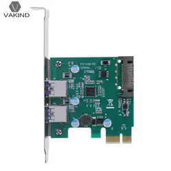 VAKIND ПК Скорость PCI-E 2 Порты и разъёмы PCI Express карты расширения USB 3,0 SATA Мощность адаптер для настольных компьютеров PC Поддержка LINUX