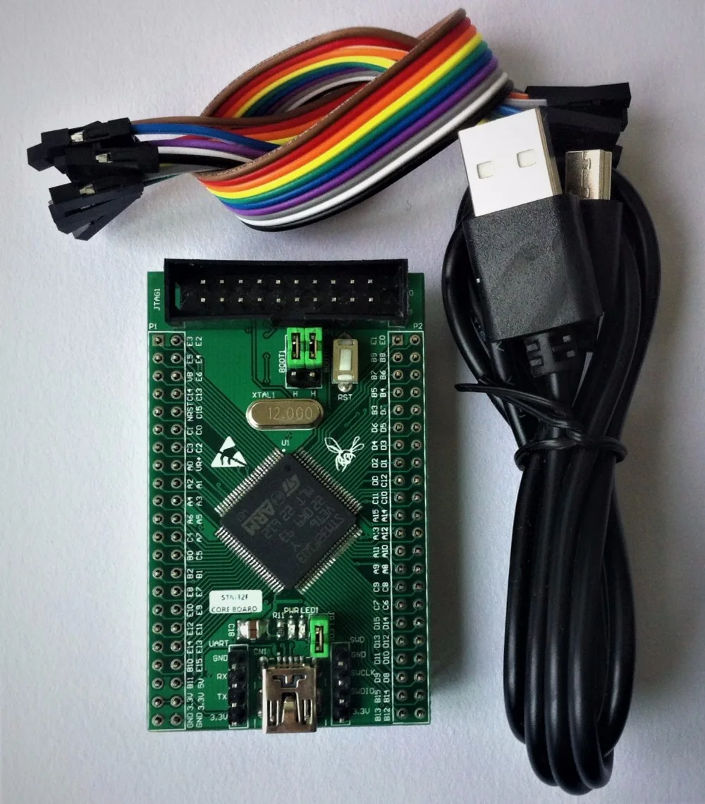 Системная плата STM32F103VET6 миниатюрная системная для обучения STM32F103Mini | Электронные