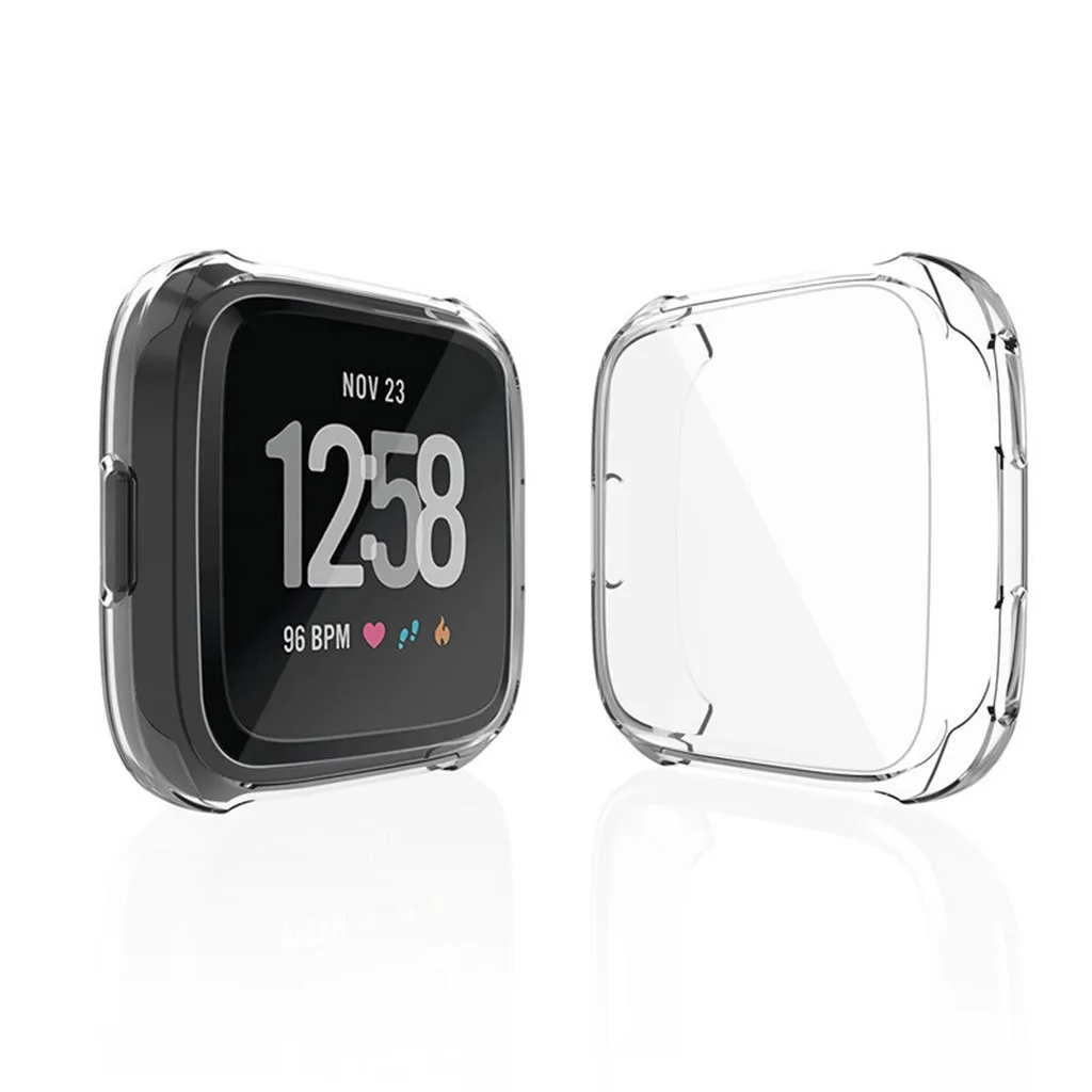 Ouhaobin силиконовый защитный чехол s Для Fitbit Versa Lite Smart Band TPU для часов защитная пленка