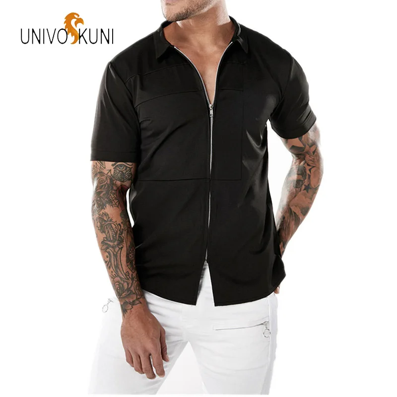 Купить Мужскую Черную Рубашку С Коротким Рукавом