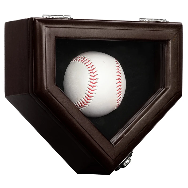 Display Case for Baseball Storage Box Holder Solid wood 16*17.5
