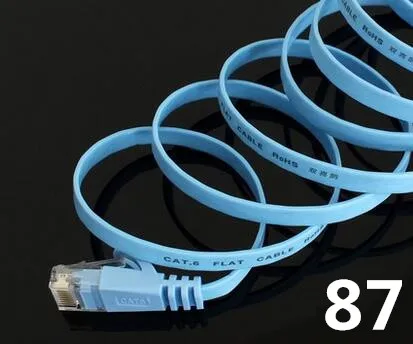 

Niebieski Internet Ethernet LAN CAT5e Sieci Kabel do Komputera Modem Router Profesjonalne.
