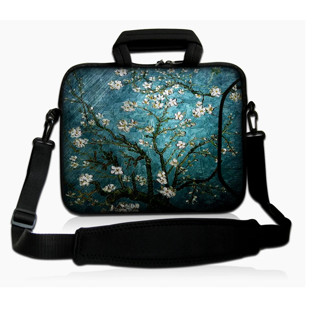 

Notebook Laptop 10.1" 12" 13" 14" 15" 17" Messenger Shoulder Bags Cases + Charger Pocket Unisex Fashion Netbook Protective Bag