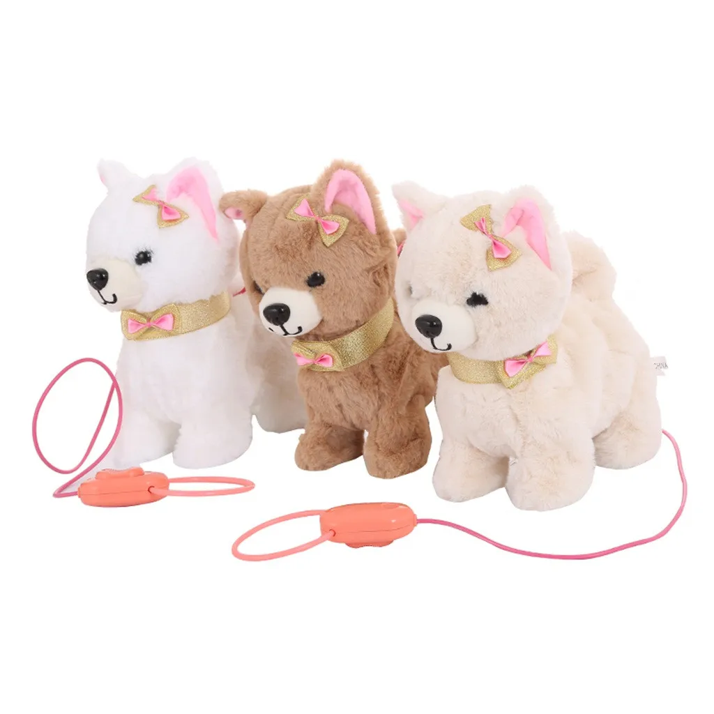 

Electric Walking Dog Plush Toys Battery Powered Stuffed Animal Kids Toy