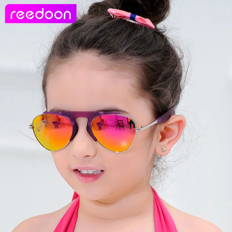 

2016 New Fashion Children Sunglasses Boys Girls Kids Baby Child Sun Glasses Goggles UV400 mirror glasses Wholesale Price 1005