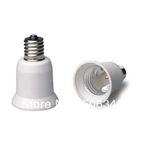 

(SPL-081-L3) 100pcs Fireproof lamp socket adapter E17 male to E27/E26 female E17 to E27 Adapter Converter E17 to E26