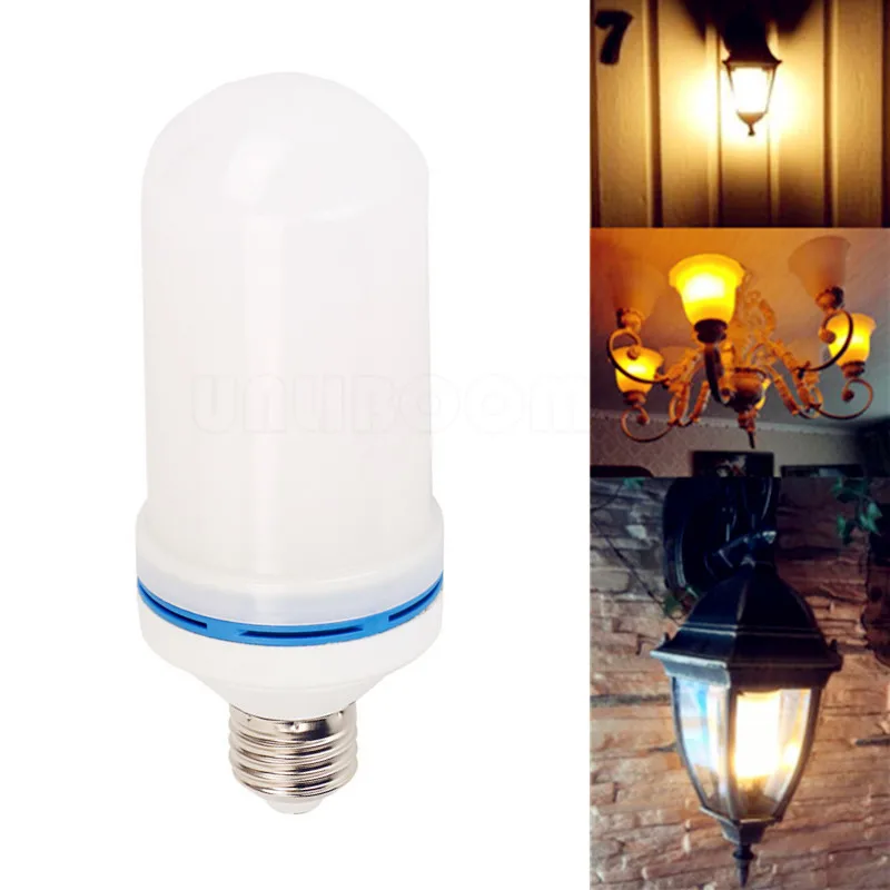 

Gravity Sensor Flame Lights E27 E26 B22 LED lamp Flame Effect Fire Light Bulb SMD2835 Flickering Emulation 4 modes Flame Bulb