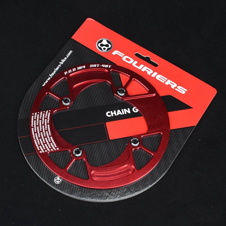Best Fouriers MTB Guard Protect 30-40T PCD104mm Bike Crankset Full CNC Protection plate Bicycle Tooth Disk Bicycle Protection plate 1 Best Fouriers MTB Guard Protect 30-40T PCD104mm Bike Crankset Full CNC Protection plate Bicycle Tooth Disk Bicycle Protection plate 1