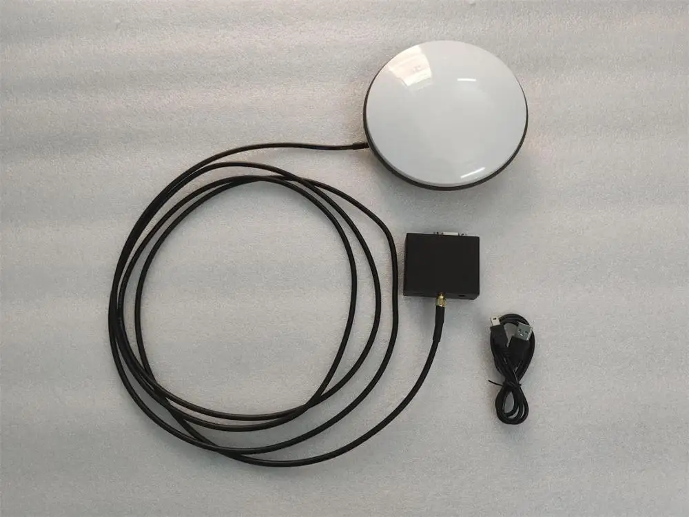 ZED-F9P F9P F9 EVB макетная плата с USB последовательным портом Bluetooth RTK Высокая точность GNSS сантиметр позиционирования - Цвет: with case  antenna