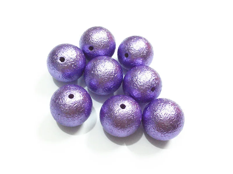 (Choose Size First) 12mm/16mm/20mm Light Purple Acrylic Wrinkle Pearl Beads | Украшения и аксессуары