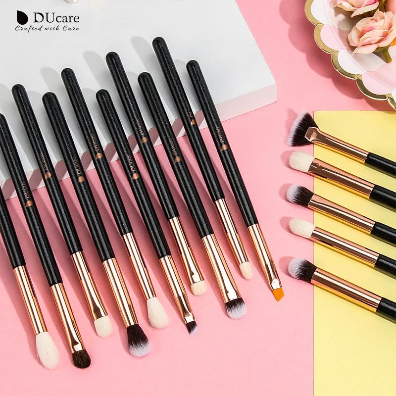 Pincéis de Maquiagem Definir a Sombra de Olho em pó Pincel de Base para Uma Pincel de Maquiagem Preto Melhor Maquiagem Cosméticos Blending Concealer Ducare15pcs 8 High Quality Beleza e saúde