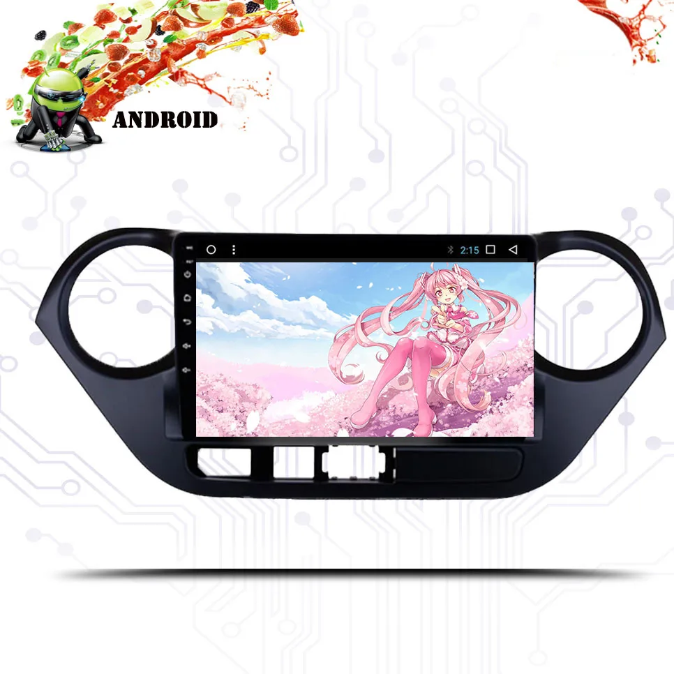 Flash Deal Android 9.1 car multimedia player for for Hyundai i10 2013 2014 2015 2016 -19  two din 9"  GPS system DVD radio stereo player 5