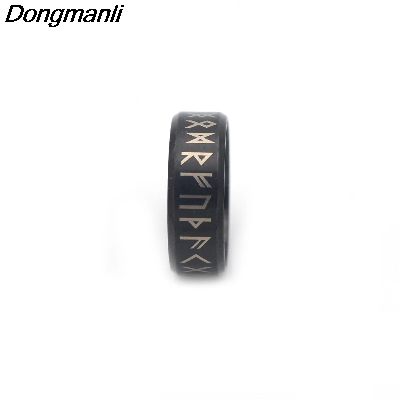 P1200 Dongmanli 2018 Новое поступление мужское кольцо из Руна викингов нордическая кольца