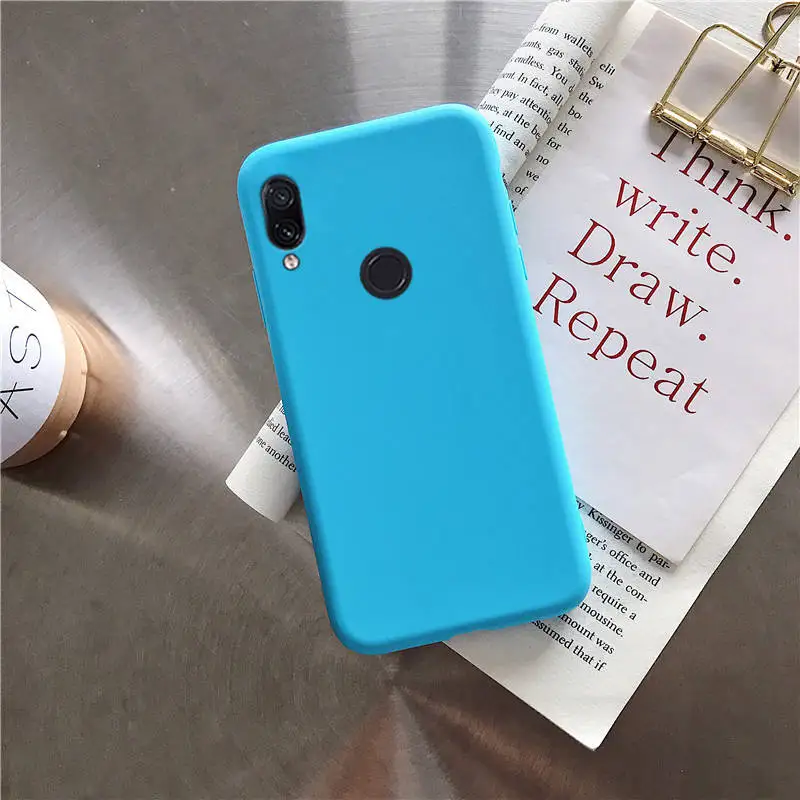 candy color silicone phone case on for samsung galaxy a5 a7 a3 a8 a9 star a50 a9s a8s a6s a6 soft tpu back cover - Цвет: blue