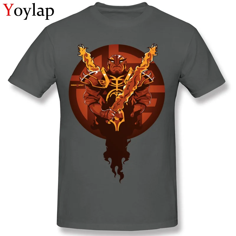 Crew Neck Pure Cotton Mens T Shirt Printed Short Sleeve Tops Shirts Special Geek Tee Shirts Xin The Ember Spirit Top Quality carbon