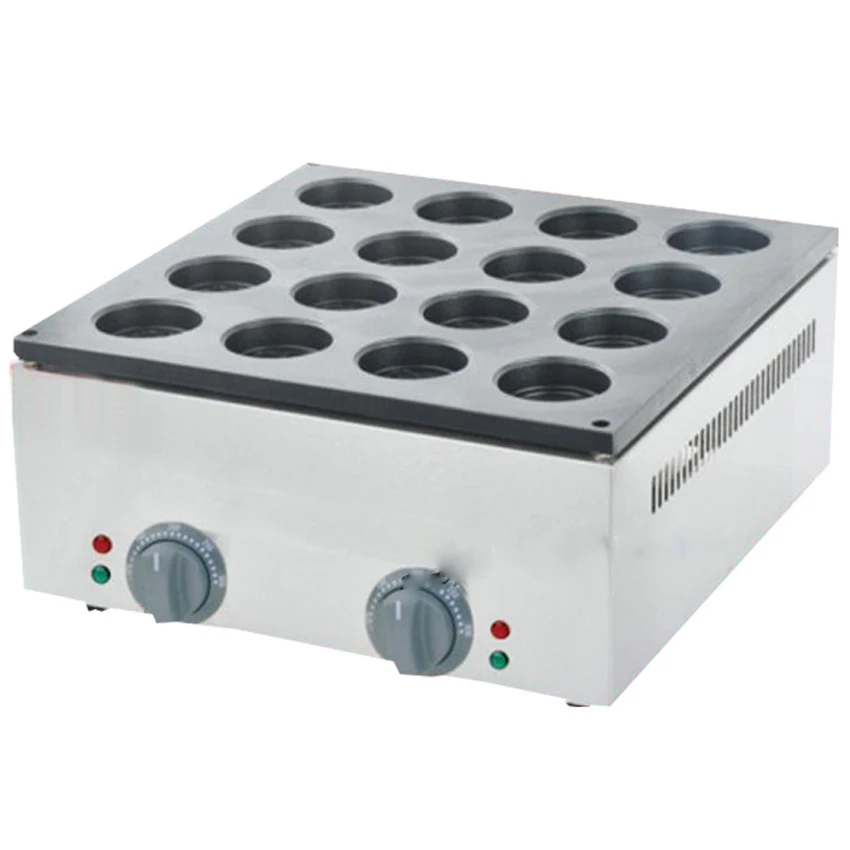 

1PC FY-2233B 16 Hole Electric Aluminum Plate Layer Cake Machine ( pattern in bottom board) Red bean Machine