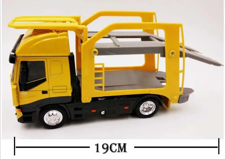 Модель прицепа из сплава 1:43 грузовик транспортер с высокой симуляцией Iveco
